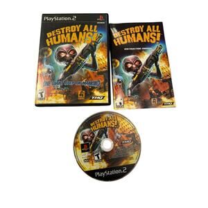 Destroy All Humans! PlayStation 2 Video Game PS2 Complete w/ Manual Black Label